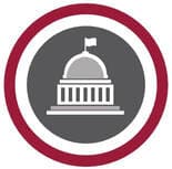 Capitol dome badge